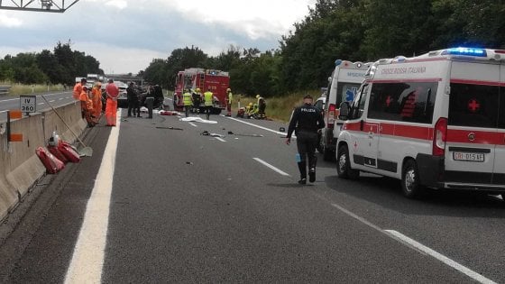 Arrestato padre incidente autostrada